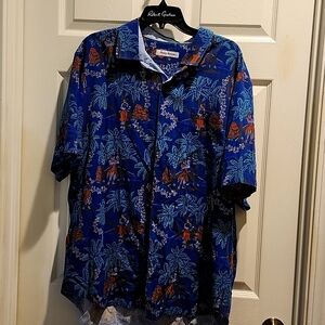 Tommy Bahama shirt. Hawaiian with hula girls.